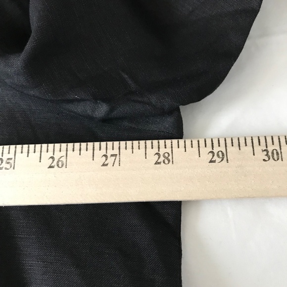 DIALOGUE Linen Rayon Tunic Button Down Blouse Black Women’s Plus Size 2X NWT 3X - Picture 12 of 16